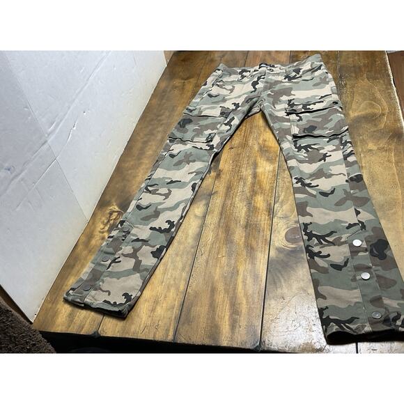 Rockstar Original Jeans Mens Denim Camo Skinny Jeans Size 32 - Picture 1 of 10